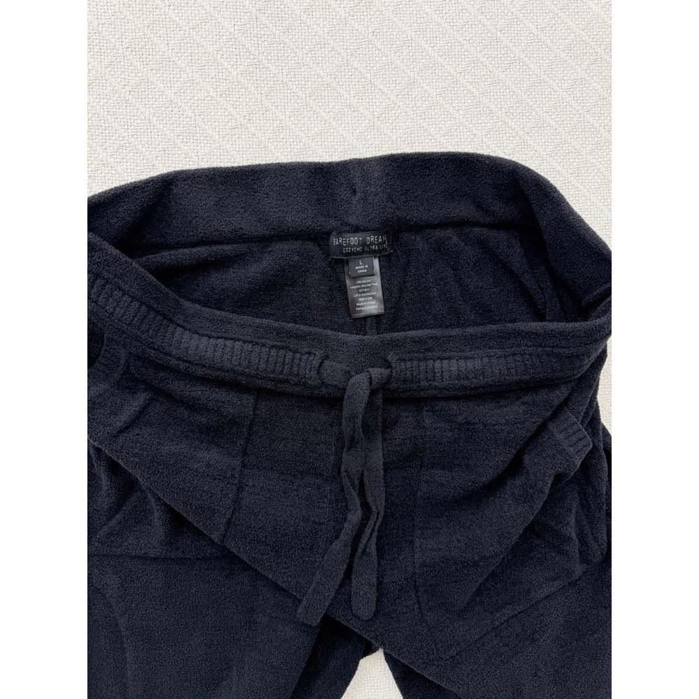 Barefoot Dreams Black Cozy Knit Jogger Pants - Picture 5 of 7